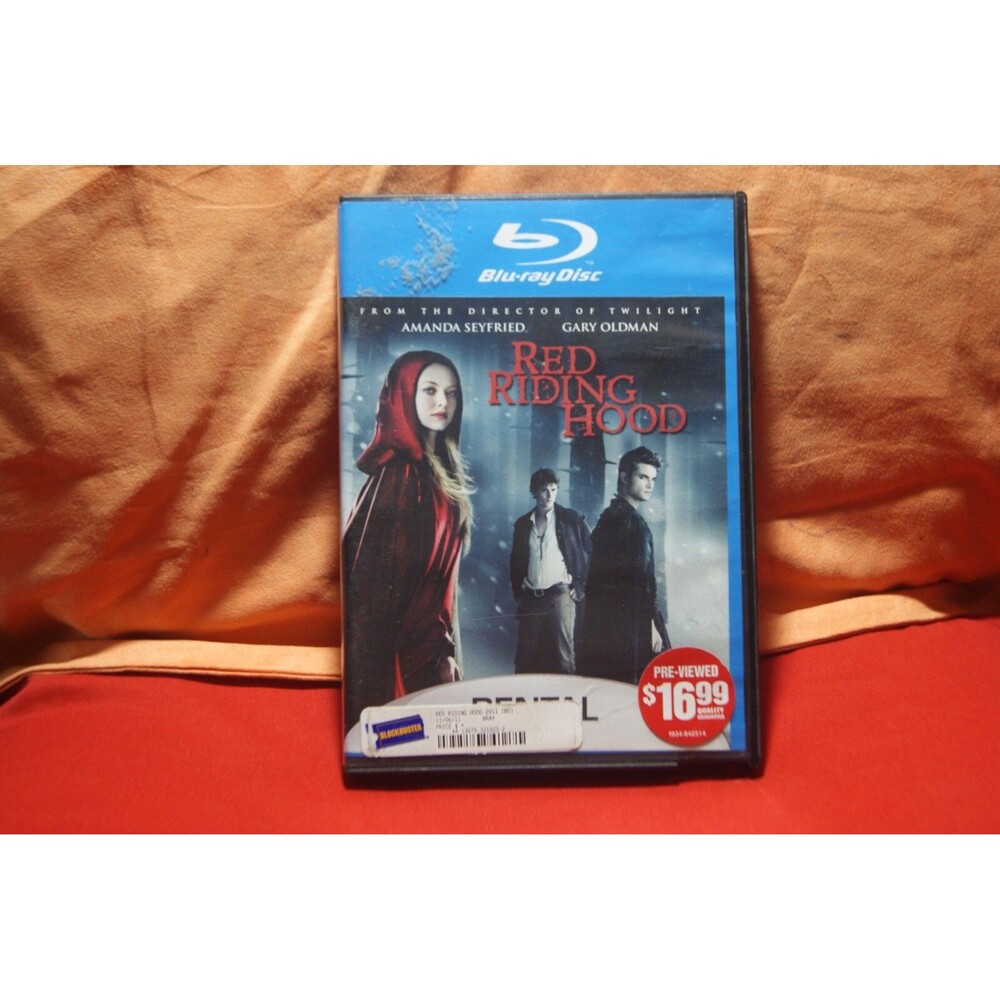 Red Riding Hood Alternate Cut BluRay Amanda Seyfried Gary Oldman SCFI Blockbust